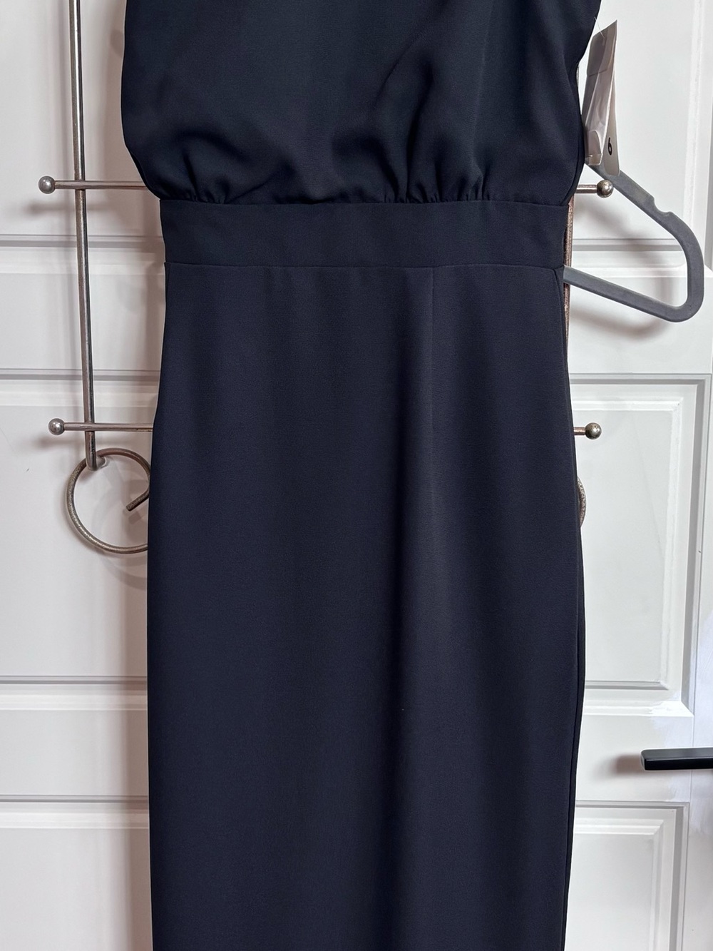 Vintage casual corner Classic Black Sleeveless Women's Dress
